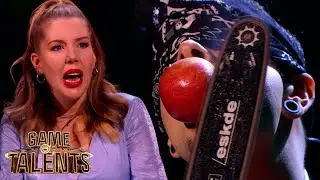 TERRIFYING Chainsaw Daredevil has NO FEAR! | Game Of Talents UK