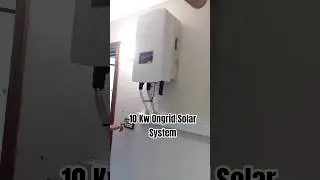 10Kw Ongrid Solar System Solis Ongrid Solar Inverter #ongrid #solarsystem #shorts #viralvideo #solar