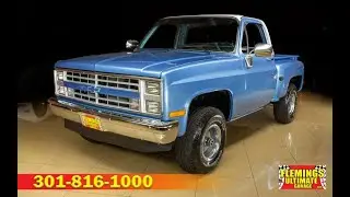 1981 Chevrolet K10 Stepside 4X4 (test drive @ 7:42 )