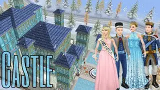 Sims Freeplay Ice Castle Build