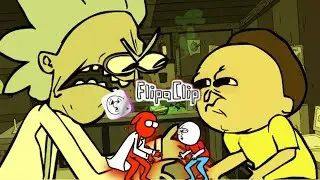 Morty VS flipaclip 😂 good 👈 #morty