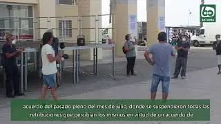 Trabajadores del Ayuntamiento reiteran sus protestas laborales