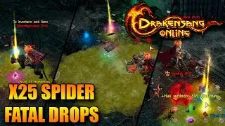 DRAKENSANG ONLINE | X25 SPIDER FATAL DROPS + UNIQUES | DRAGAN EVENT 2017