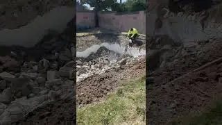 Pool Demolition #venturacounty #pool #Demolition  #Contractor  #JohnDeere325G #KabotaKX040