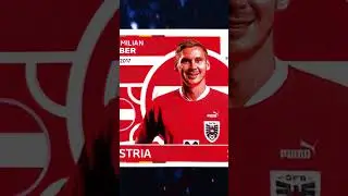 AUSTRIA NATIONAL TEAM UEFA EURO 2024 GERMANY Topps Stickers ALBUM