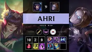 Ahri Mid vs Orianna - KR Master Patch 25.20