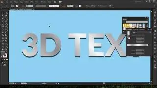 2 Simple ways of how to make realistic 3D letters in Illustrator
