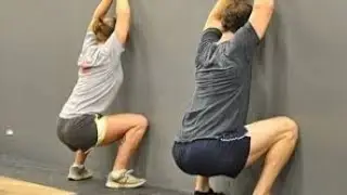 WALL SUPPORTED SQUATS FOR GLUTES, HAMSTRING LOWER BACK PAIN ,KNEE JOIENT, PELVIC WATCH TILL THE END