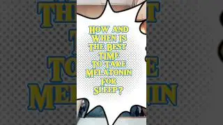 How To Take Melatonin for Sleep Safely? #melatonin #insomnia #sleep #docgerrytan #endocrinologist