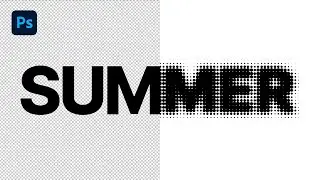 Create a Halftone Text Effect in Photoshop