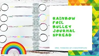 Bujo Rainbow Foil Spread