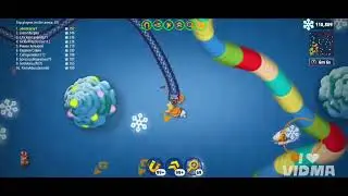 Winter Event in Worms Zone io 