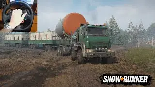 Перевозка много контейнеров на Azov 7330 | Hauling Multiple Containers with the Azov 7330