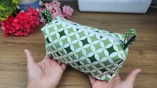 Easy DIY Large Makeup Bag Sewing Tutorial