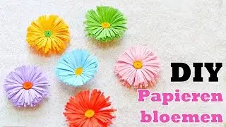 DIY Makkelijke Papieren Bloemen Margrietjes