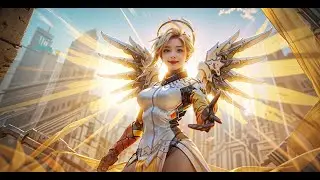 Mercy from Overwatch AI generated