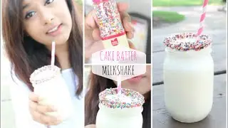 DIY Yummy Summer Treat! Cake Batter Milkshake!