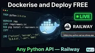 How To Dockerise and Deploy Any Python API For Free | Docker + Render Full Tutorial