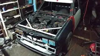 Pt3. Chassis swap 1986 Nissan 720 ST / 2003 Subaru Impreza. Easy bolt together Exoskeleton