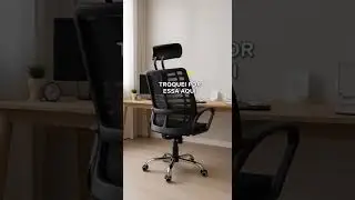 Cadeira Ergon&ocirc;mica com Encosto em Tela 🪑 conforto real pra quem trabalha sentado #CadeiraErgon&ocirc;mica