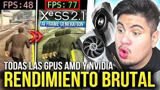 &iexcl;AHORA SI! GTA 5 corre con XeSS 2.1 Frame generation en TODAS las GPUs