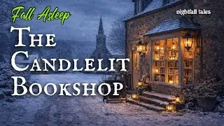 Fall Asleep To The Candlelit Bookshop | Victorian London Winter Night ASMR