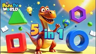 5 Fun & Educational Kids Songs 🎵 Learn While Singing | Papa TV World