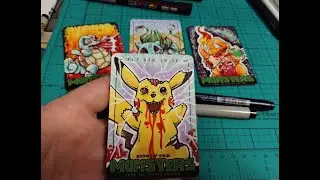 Zombie Pokemon sketch cards!