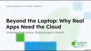 Why Real Apps Cannot Run on Laptops  Uptime, Global Access & Growth  DevOps Day 9