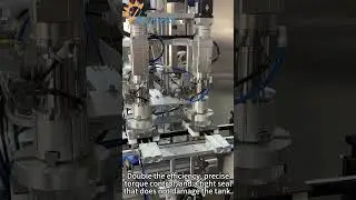 Capsuleuse lin&eacute;aire servo &agrave; double t&ecirc;te, efficacit&eacute; doubl&eacute;e, capsulage enti&egrave;rement automatique