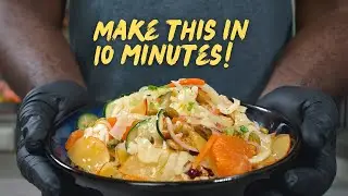 Add This Is EPIC Raw Vegan Salad Recipe To Your Weekly Rotation | How To Make Fennel Salad 🥗
