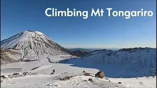 Climbing Mt Tongariro