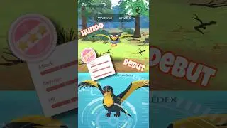 New Hundo Kilowattrel Caught in Pokemon Go #pokemon #pokemongo #shorts #youtubeshorts