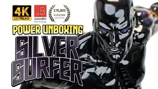 Silver Surfer Statue Review & Unboxing! | Marvel 1/4 Scale Custom Resin
