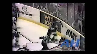 AHL Jan. 19, 1991 Shaun Sabol,HER v Alan Kerr,CD Hershey Bears Capital District Islanders