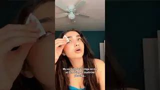 I DID AN EYEBROW PIERCING&hellip;on myself #foryou #eyebrow #piercing