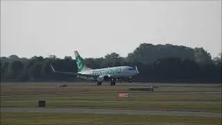Transavia B737-700 (PH-XRC) takes off from Munich to Catania