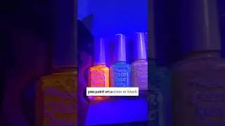 Who knew ColorMagic Glass & Metal Paints have a few UV reactive colors that pop under a black light?