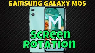 Samsung Galaxy M05 How to Auto Rotate Screen / Screen Rotation