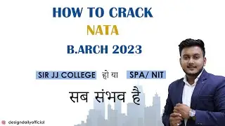 HOW TO CRACK NATA  2023  B.ARCH -   EXAM PATTERN, SYLLABUS, HOW TO SCORE 180+ IN NATA  2023.