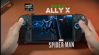 Spider-Man Remastered _ Xbox ROG Ally X | Low-High Settings | 25W | 1080p | Gameplay |Let's Do it.