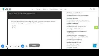 Module 6 Quiz Sercuring SD WAN control and data plane