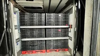 Cbl kratten Pallets Lossen#DutchTruckerrh