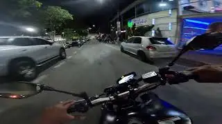 Rolê noturno insano de MT09 