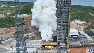 Moonshot rocket Long March 10 Test Footage