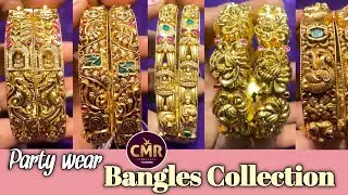 Cmr jewellers nakshi bangle designs with price//partywear gold bangles//Gold bangles collection