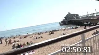 Hermitage Hotel to the end of Bournemouth Pier in 4 minutes without crossing a road!
