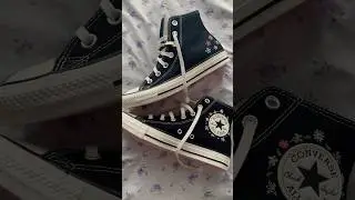 #converse #conversechucktaylor #converseallstar #embroidered #summershoes #summerstyle