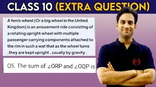 A ferris wheel (Or a big wheel in the United Kingdom) is | The sum of &ang;ORP and &ang;OQP is