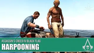 Assassin's Creed Black Flag - Harpooning [All Sea Animals]